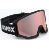 Lyžiarske okuliare UVEX Athletic CV Race black matt/mirror gold green clear