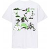 SANTA CRUZ tričko Scene Report T-Shirt White WHITE vel. S