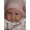 Realistické miminko - holčička Nica na kostkované dečce od Antonio Juan (R.N. Nica Toquilla)