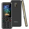 Tlačítkový telefon Mobiola MB2400 černá MB2400BLK (MB2400BLK)