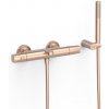 Vaňová batéria TRES Over-Wall s vaňovým setom 150 mm ružové zlato mat 19017449OPM