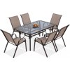 Focus Garden Focus BOLOGNA 150/6 záhradná jedálenská súprava, hnedá 001195