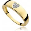 VIPgold Zlatý diamantový prsteň RG187z v žltom zlate