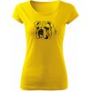 T-ričko Anglický buldog dámske tričko Farba trička: Žltá, Veľkosť: L