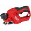 MILWAUKEE M12 BLP-0X aku hoblík 12V, šíře 51mm, úběr 2mm, falc 17,5mm, KUFR, bez baterie 4933492850