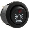 Mini 20mm Spínač Kolískový Okrúhly Rooster 12v Osvetlený