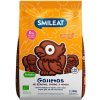 Smileat BIO špaldové kakaové sušenky s jablečnou šťávou panenským olivovým olejem 10M+ 220g