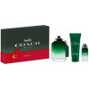Coach Green New York EDT 100 ml + EDT 15 ml + sprchový gél 100 ml, darčeková sada pre mužov