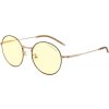 GUNNAR herní brýle ELLIPSE / obroučky v barvě BLACK/GOLD / jantarová skla ELL-10901