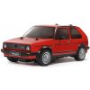 Tamiya Volkswagen Golf II GTI 16V Red Painted Body MB-01 Chassis (stavebnica) 1:10
