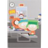 CurePink Poznámkový A5 blok South Park Chool Food 14 8 x 21 cm SP714644