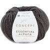 ESSENTIAL ALPACA Katia Farby ESSENTIAL ALPACA: 92 tmavá hnedá - VÝPREDAJ