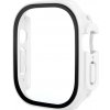 AppleKing ochranné púzdro s tvrdeným sklom pre Apple Watch Ultra 49mm - biele - možnosť vrátiť tovar ZADARMO do 30tich dní