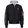 Alpha Industries zimná bunda MA-1 D-Tec SE black/grey Farba: čierna, Veľkosť: M