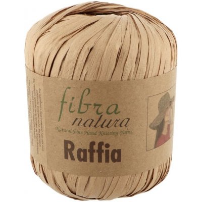 Fibra Natura Raffia 116-14 hnedá