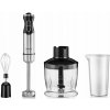 Tyčový mixér Transa Electronics BlendaFresh 3v1 1500 W strieborný/sivý