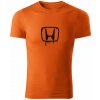T-ričko Honda pánske tričko Farba trička: Oranžová, Farba potlače: Čierna, Veľkosť: M