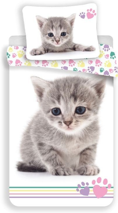 JERRY FABRICS Obliečky Kitten Colour Bavlna 140x200 70x80