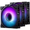 PHANTEKS M25 Gen2 PWM D-RGB 3ks čierna / 120mm / Hydraulic Bearing / 35.13 dB @ 2000 RPM / 72.72 CFM / 4-pin PWM + 3-pin (PH-F120M25_G2_DBK01_3P)