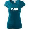 Judo - Nápis - Dámske tričko Pure - 2XL ( Petrolejová )