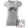 Dámske tričko s moto motívom 249 Kawasaki (Moto tričko)