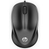 Myš HP Wired Mouse 1000, drôtová, optická, symetrická, pripojenie cez USB, citlivosť 1200 (4QM14AA#ABB)