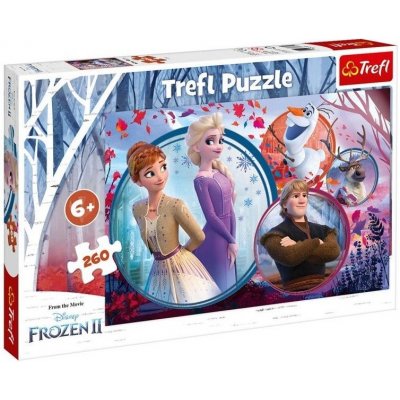 Trefl Puzzle Sesterské dobrodružstvo Frozen 2 260 dielikov