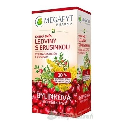 MEGAFYT Bylinková lekáreň OBLIČKY S BRUSNICOU výživový doplnok, 20x1,5 g