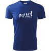 Evolution Climb - Pánske tričko Fantasy športové - 3XL ( Kráľovská modrá )