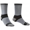 Ponožky Bridgedale Liner Coolmax Boot - 2ks Grey L (44-47 EU)