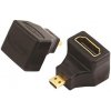 Syntex Adapter Micro HDMI Male na HDMI Female zahnutý do pravého úhlu 90°