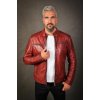 Max Original Leather pánska kožená bunda Jerome thunder red