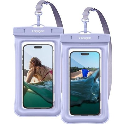 Púzdro Spigen Aqua Shield Floating vodeodolné A610 2 Pack fialové