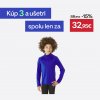 WEDZE Detské lyžiarske spodné termotričko BL 500 modré 10 rokov