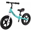 Detské odrážadlo MOVINO Cariboo CLASSIC, kolesá 12'', tyrkysovo-čierne