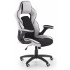 Halmar Sonic kancelárska stolička s podrúčkami čierna / sivá