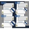 Real Madrid nálepky na zošity - SKLADOM