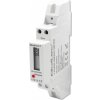 Jednofázový elektronický merač Qoltec | Merač spotreby energie na DIN lištu | 230V | 30A | LCD | 1P