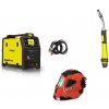 Kowax Svářečka GeniMig 240DP LCD - výhodný SET Varianta: SET 2: svářečka s výbavou v popisu stroje + kukla profi KWXSTGM240DP/SET2