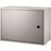 String Komoda String Cabinet with swing door, beige