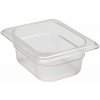 Nádoba Camwear GN 1/8 z polykarbonátu, Cambro, 0,7 l, H 65 mm, 0,7L, Priehľadná, 161x132x(H)65mm