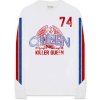 Queen tričko Killer '74 Stripes Biela XL