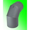 Kovo KRAUS Kouřovod - koleno s čistícím otvorem 150x90, plech 1,5 mm. Průměr 150 mm/90° ANTRACIT