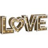 Globo 29976 LED dekoratívne stolné svietidlo Love 24x0,06W - drevo