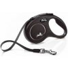 Vodítko FLEXI Classic New S opasok 5m/15kg čierna