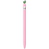 AppleKing ochranný silikónový obal s lístočkami pre Apple Pencil 1. generácie - ružový - možnosť vrátiť tovar ZADARMO do 30tich dní