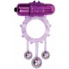 Adam & Eve Triple Ball Bangin Vibrating Ring Pink