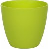 Plastkon Ella Mat dekoratívny kvetináč sivá 21 cm