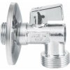 Pračkový guľový ventil so spätným ventilom 3/4'x1/2' - L, chróm