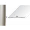 EFFECTOR Prechodová lišta A73 Inox 100 cm samolepiaca